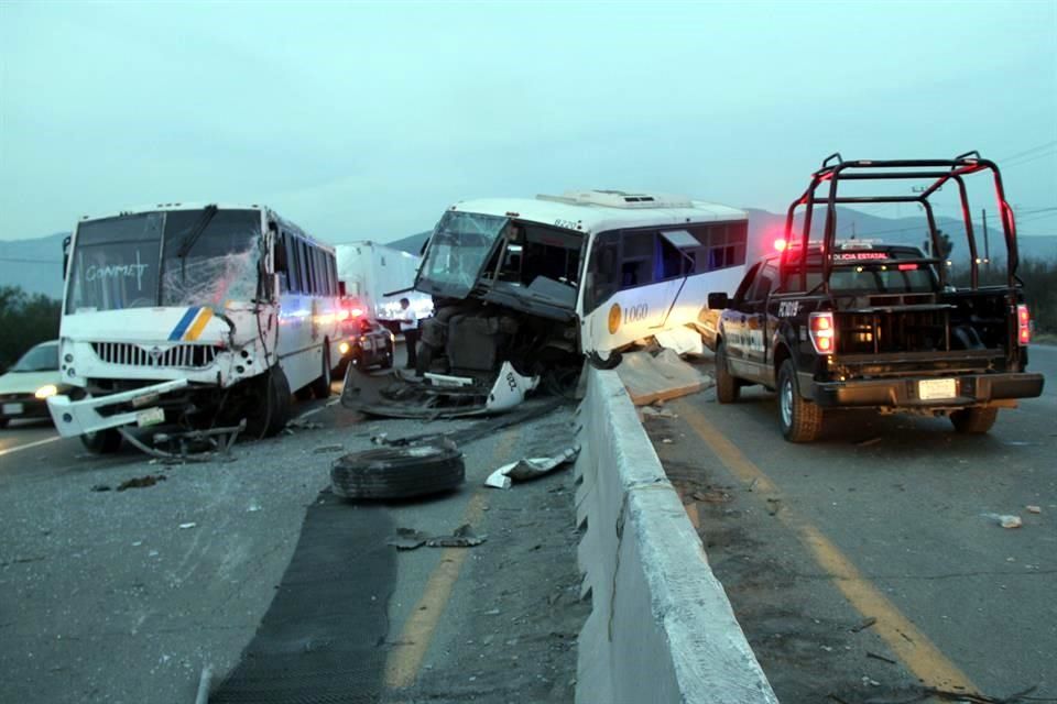 Accidente en Libramiento Norte deja 29 heridos - 2609632