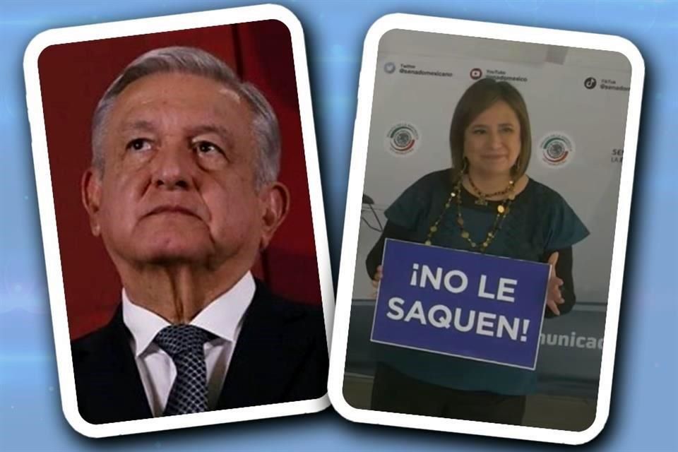 Xóchitl Gálvez contra AMLO por derecho de réplica