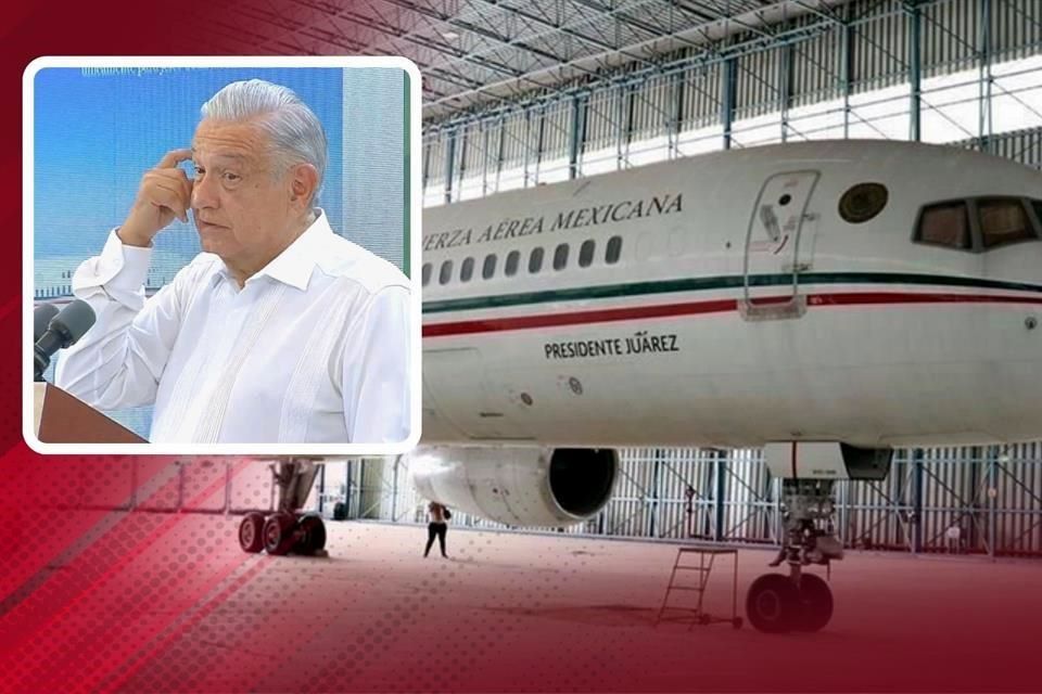 Señala AMLO que avión se depreció por falla de origen