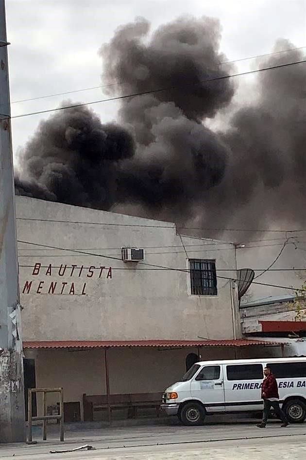 Alarma incendio en templo de Guadalupe Alarma incendio en templo de Guadalupe
