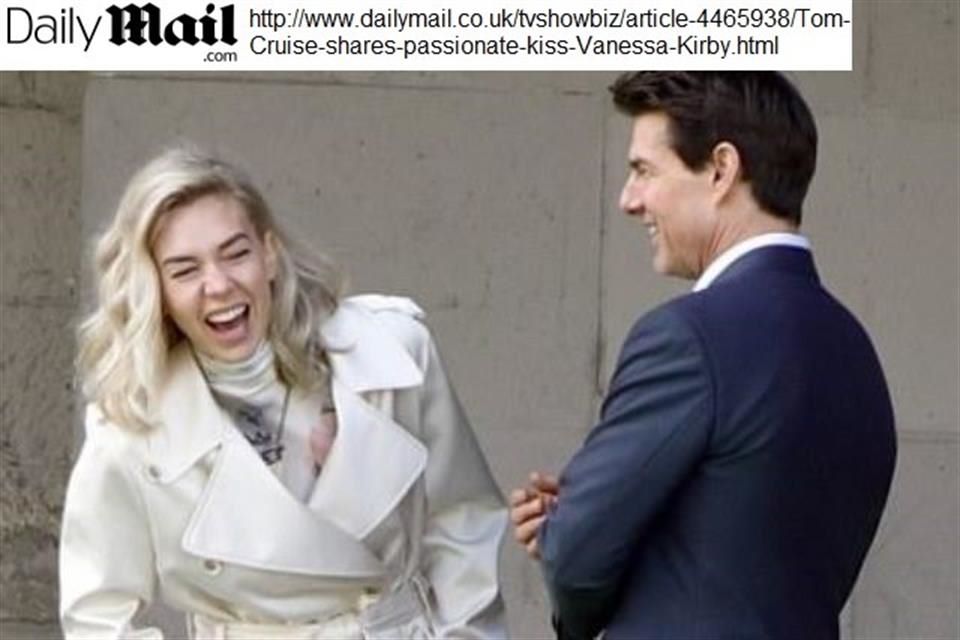 Se besan Tom Cruise y Vanessa Kirby