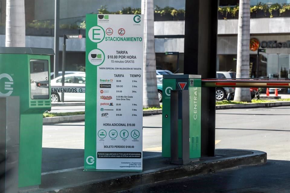Un estacionamiento sin costo