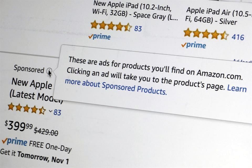 Irrita a usuarios más anuncios en Amazon