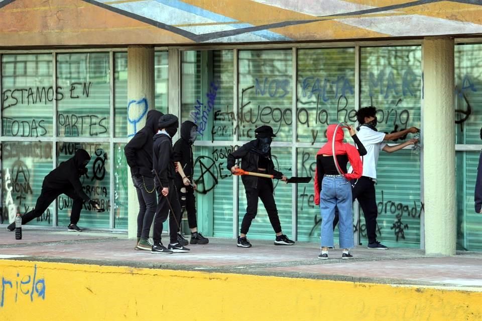 marcha contra la gentrificación UNAM