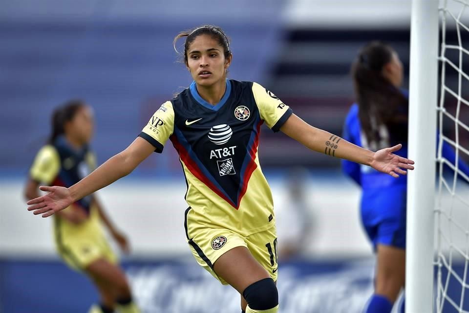 Gana América a Cruz Azul primer Clásico femenil