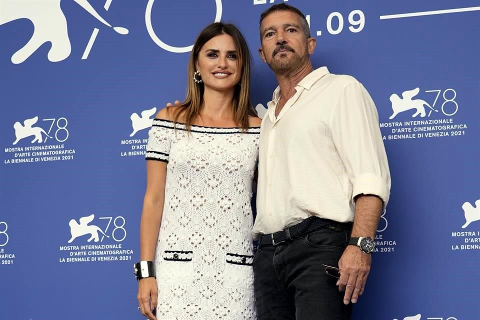 Antonio Banderas y Penélope Cruz juntos en Venecia