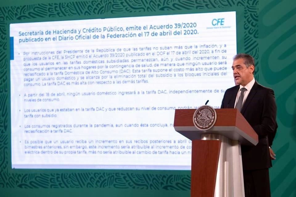 Admite CFE alza en luz; dice que es por consumo e inflación