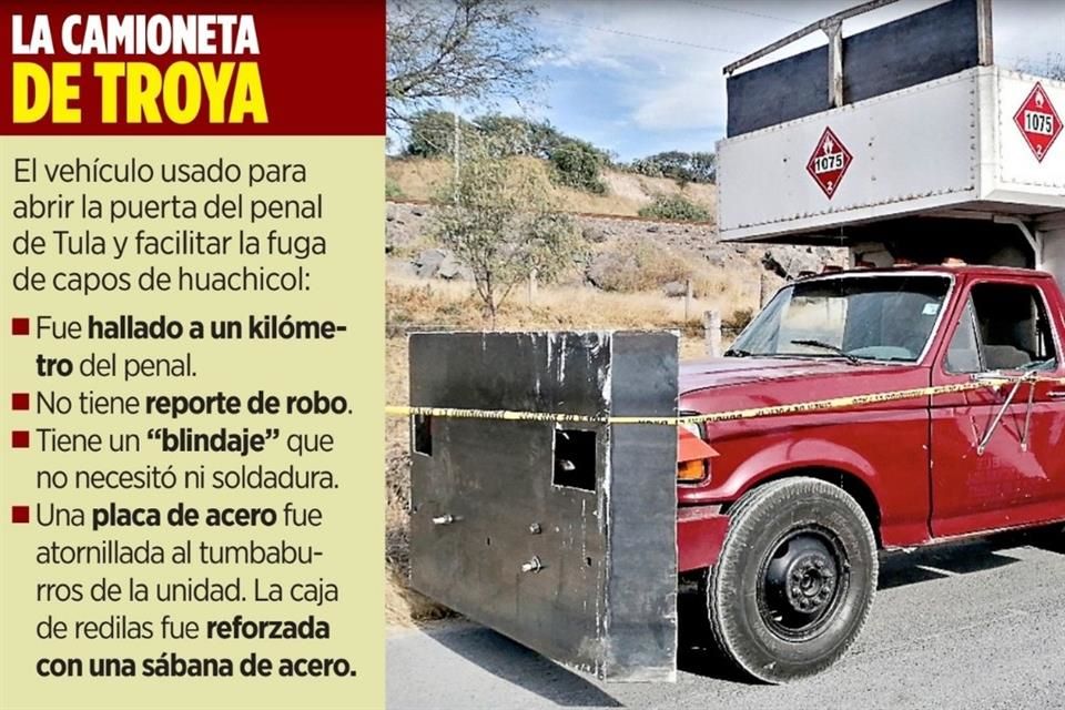 Exhibe debilidad del penal de Tula 'camión de Troya'