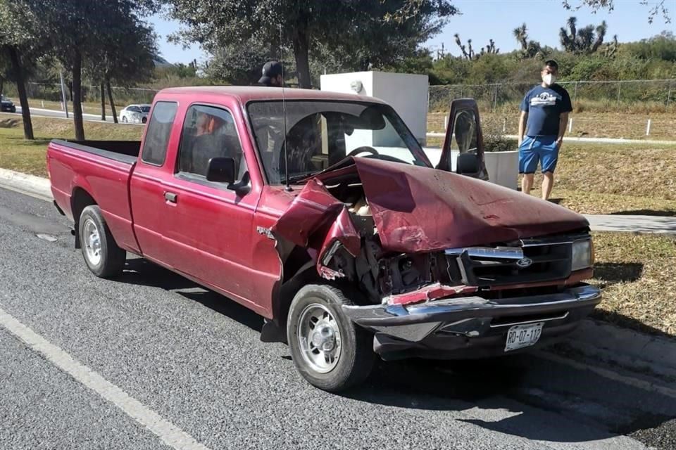 Quedan dos lesionados en accidente