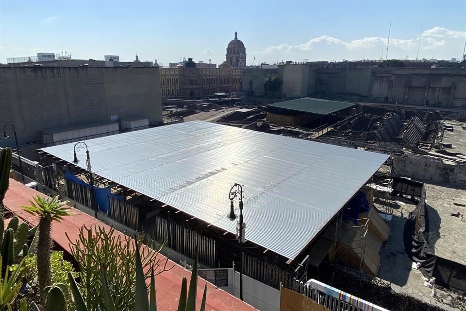 La nueva cubierta del Templo Mayor