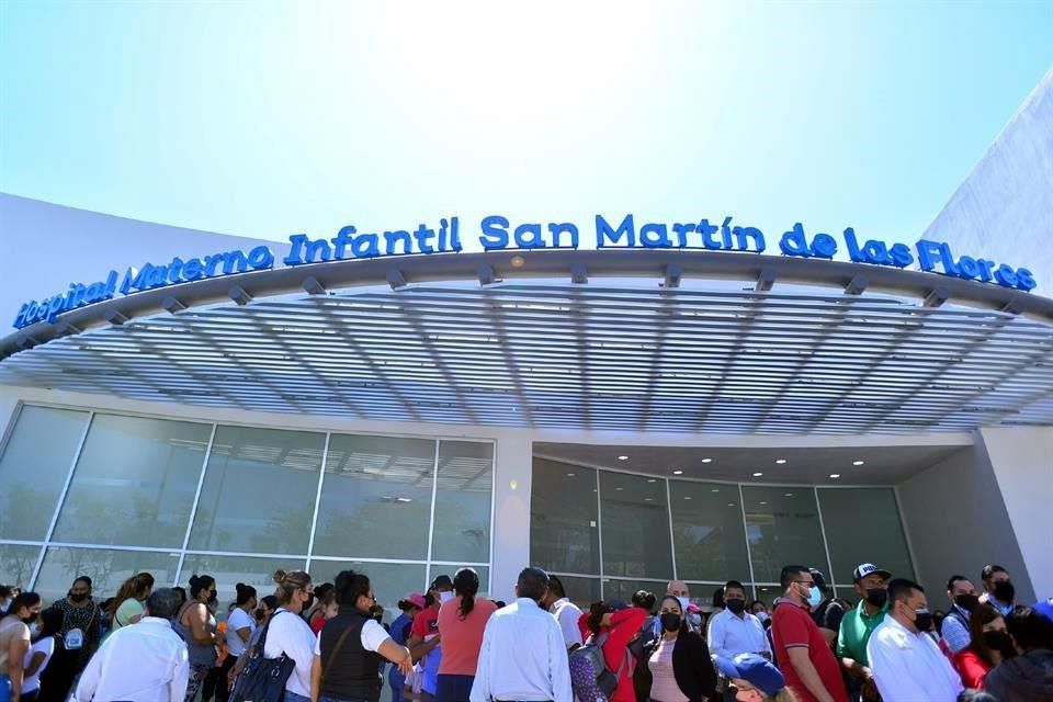 Inauguran Hospital de la Mujer en San Martín de las Flores