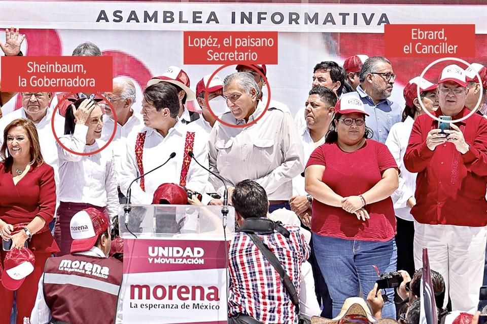 Reta Morena desde Edomex; lanza tres presidenciables