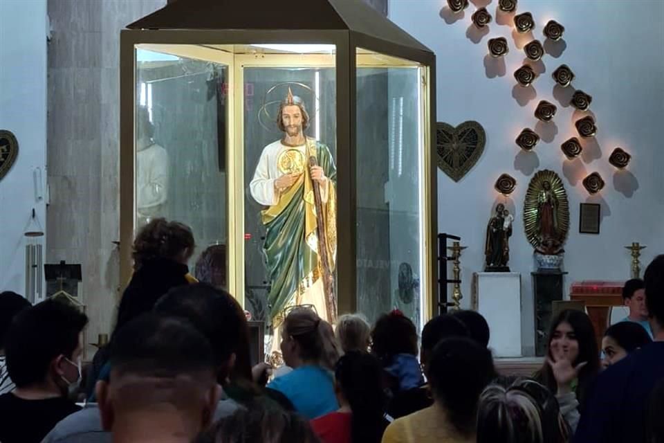 Arrancan fieles festejo a San Judas Tadeo Arrancan fieles festejo a San Judas Tadeo