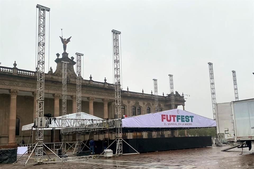falskhed Bygge videre på Hele tiden Instalan escenario para 'Fut Fest' en la Macro