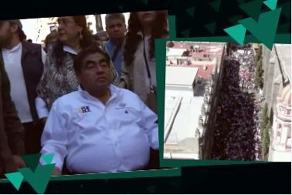 Arma Barbosa, ahora, su marcha 'Pro-AMLO' en Puebla