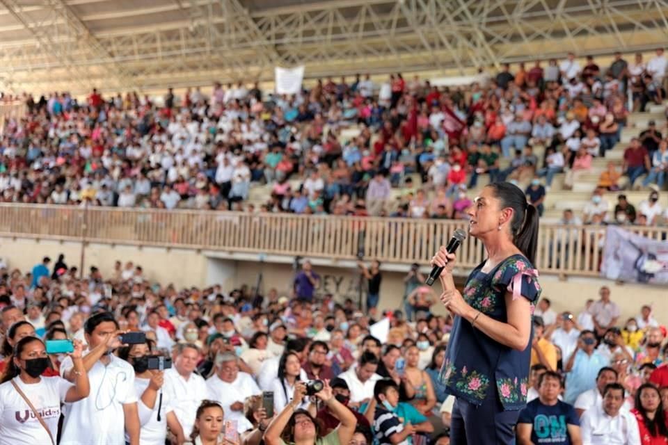 Realiza Sheinbaum gira, ahora en Yucatán
