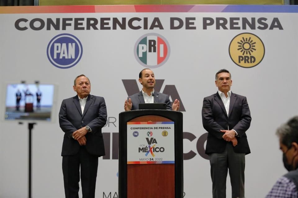 Tendrá PAN mano para 2024 bajo alianza con PRI y PRD