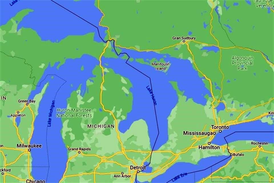 Derriba EU nuevo 'objeto' sobre el Lago Hurón