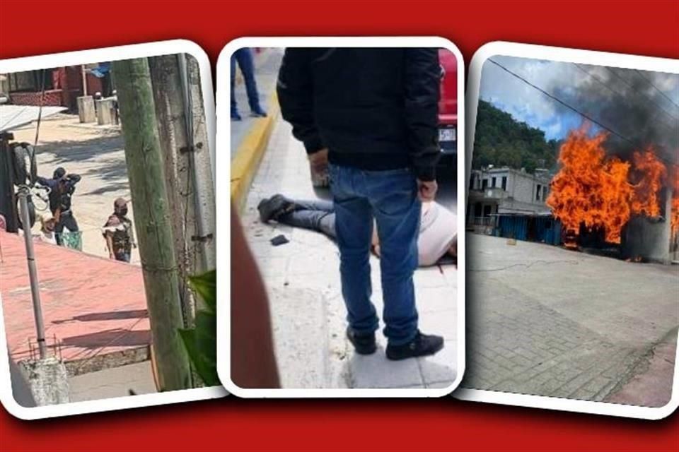 Se desatan balaceras, quemas y bloqueos en San Cristóbal