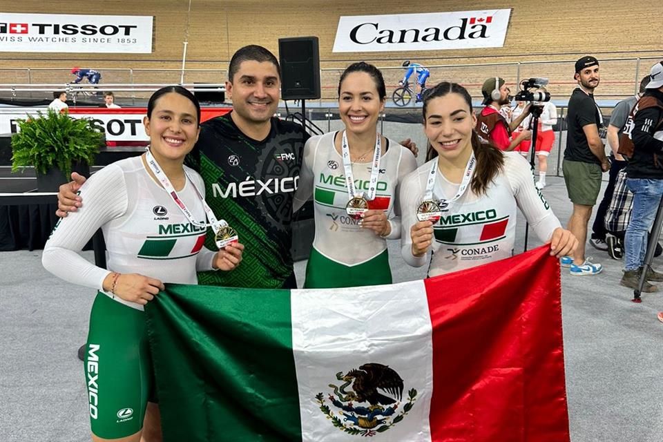 Las mexicanas Gaxiola, Salazar y Verdugo se cuelgan el oro en el campeonato  panamericano de ciclismo