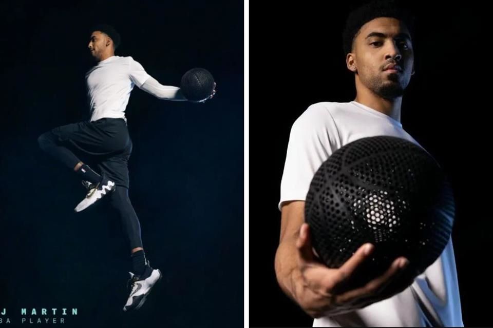 Así es el balón de baloncesto del futuro: impreso en 3D y sin