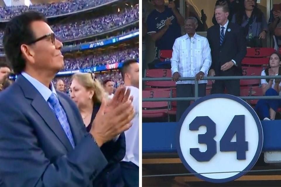 Dodgers retira el '34' de Fernando Valenzuela