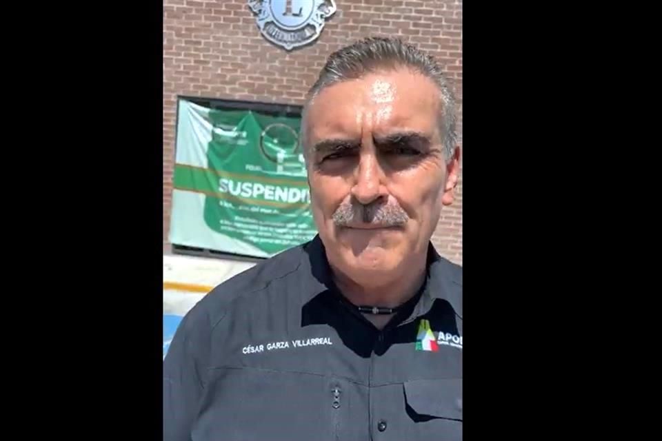 César Garza le reclama a Samuel por cierre de clínica