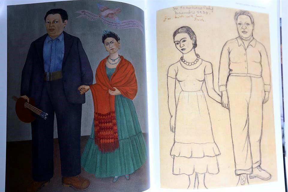 Revelan dibujos sueños de Frida