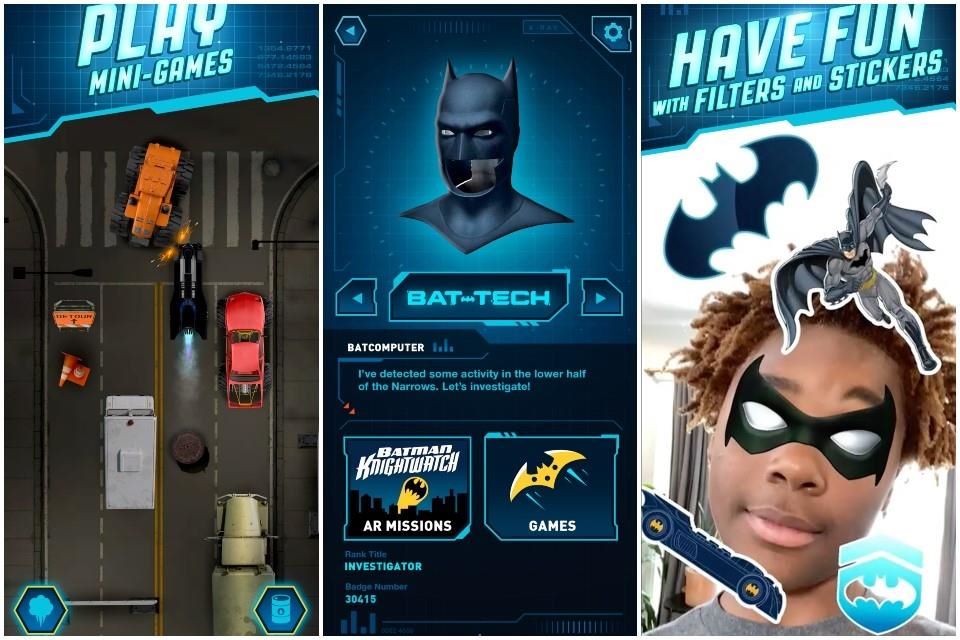 Conoce la app de Batman con realidad aumentada