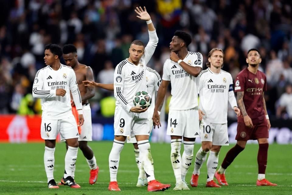 Vence Real Madrid al Manchester City con triplete de Mbappé