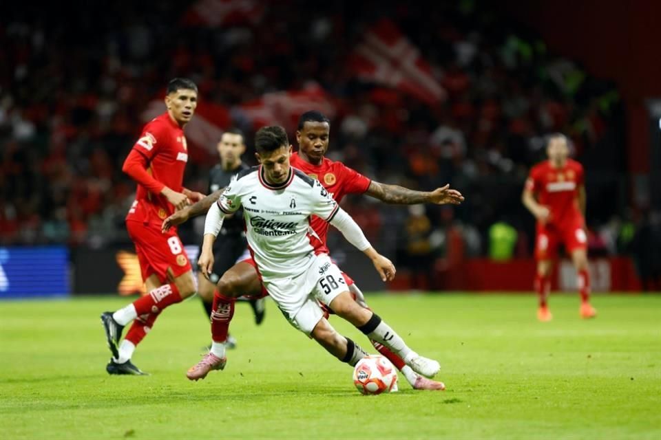 Empatan Atlas y Toluca con goles en la compensación