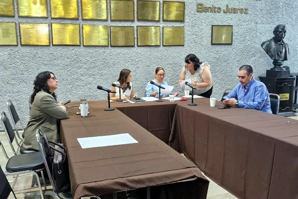 Comisión de Presupuesto del Congreso local.