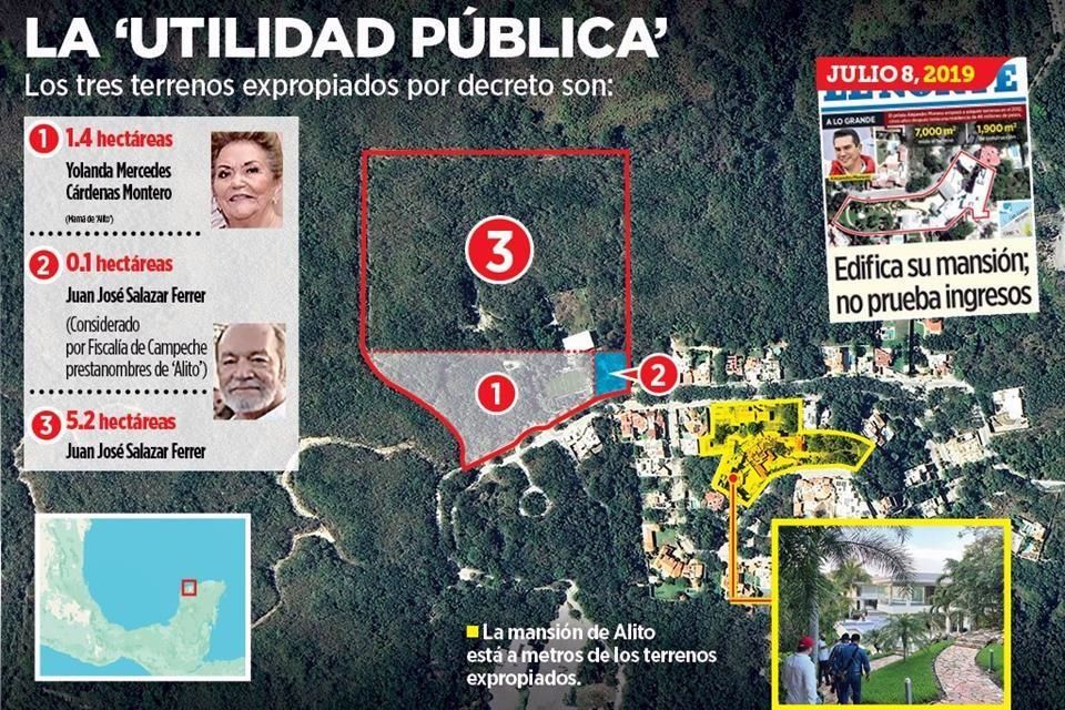 Expropian terrenos a cercanos de 'Alito'