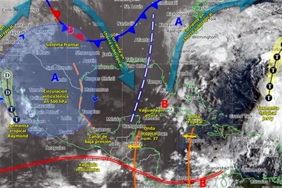 Seguirán lluvias en el País; pide PC redoblar medidas